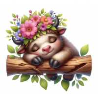 Sticker de interior sleeping friends